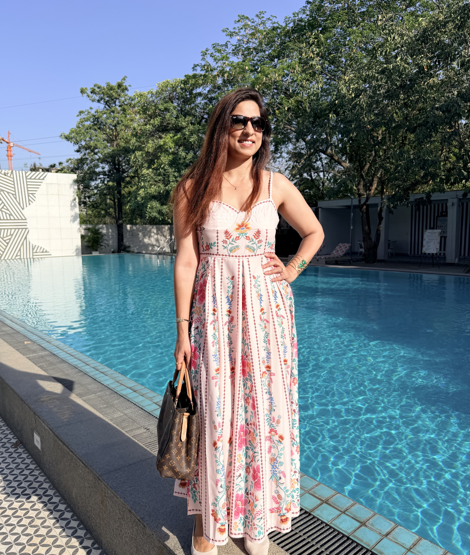Floral Corset Maxi Dress