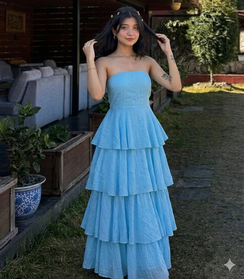 Off Shoulder Maxi Dress