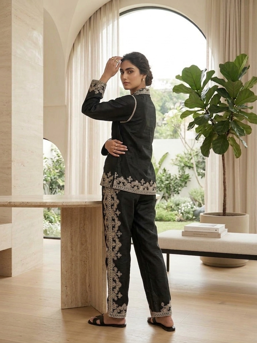 Embroidered Co-ord Set