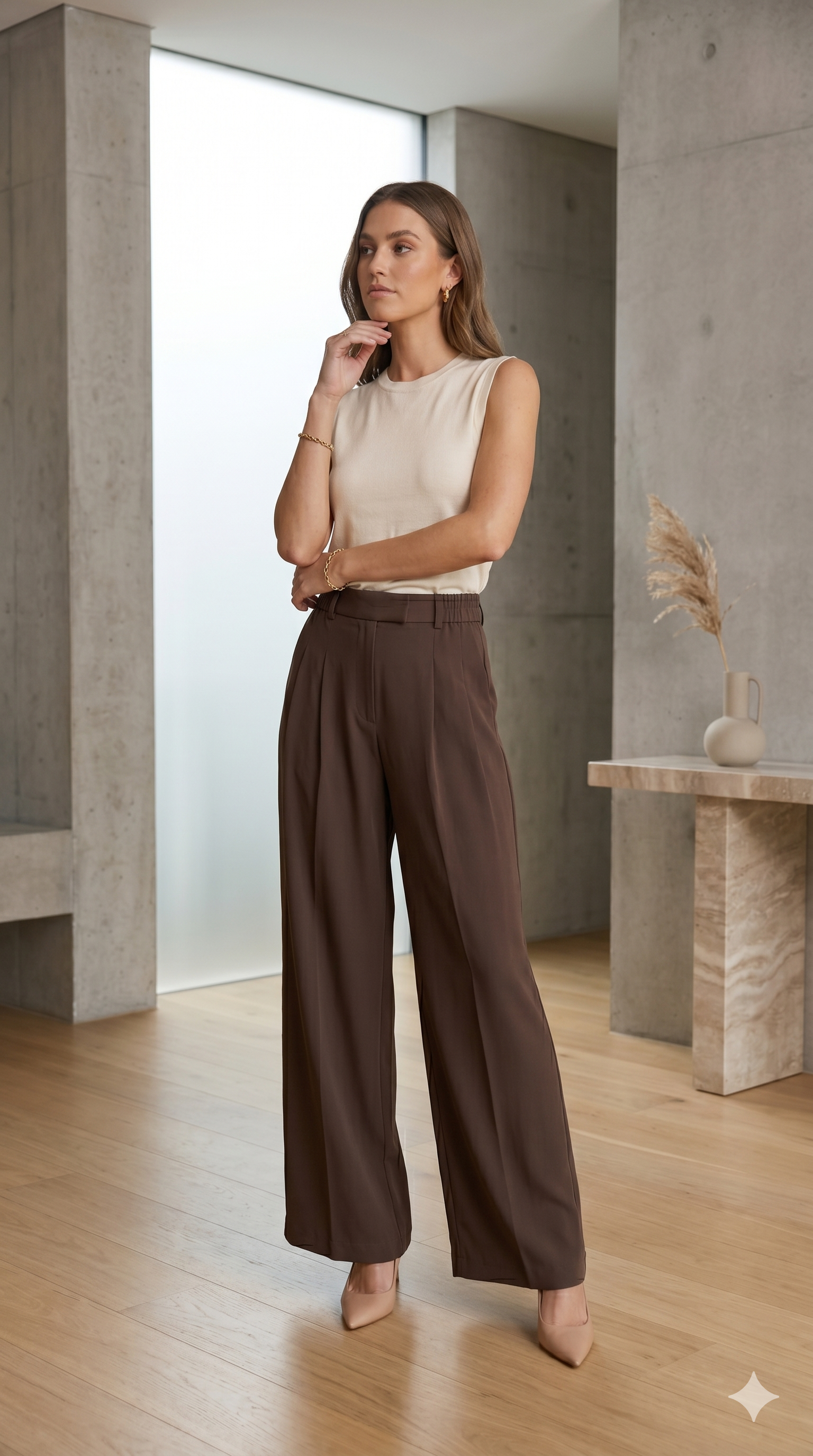 Wide-Leg Korean Pants
