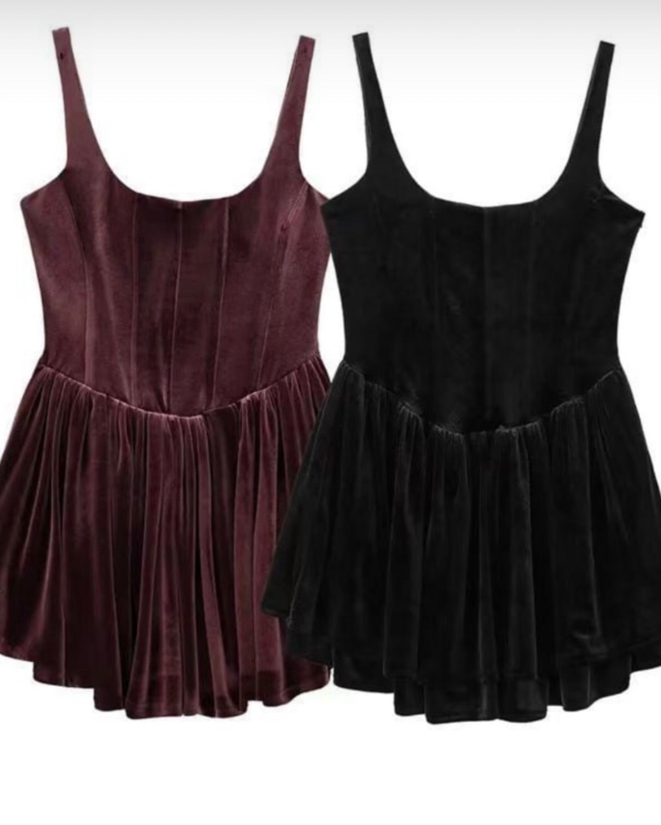 The Midnight Velvet Mini Dress