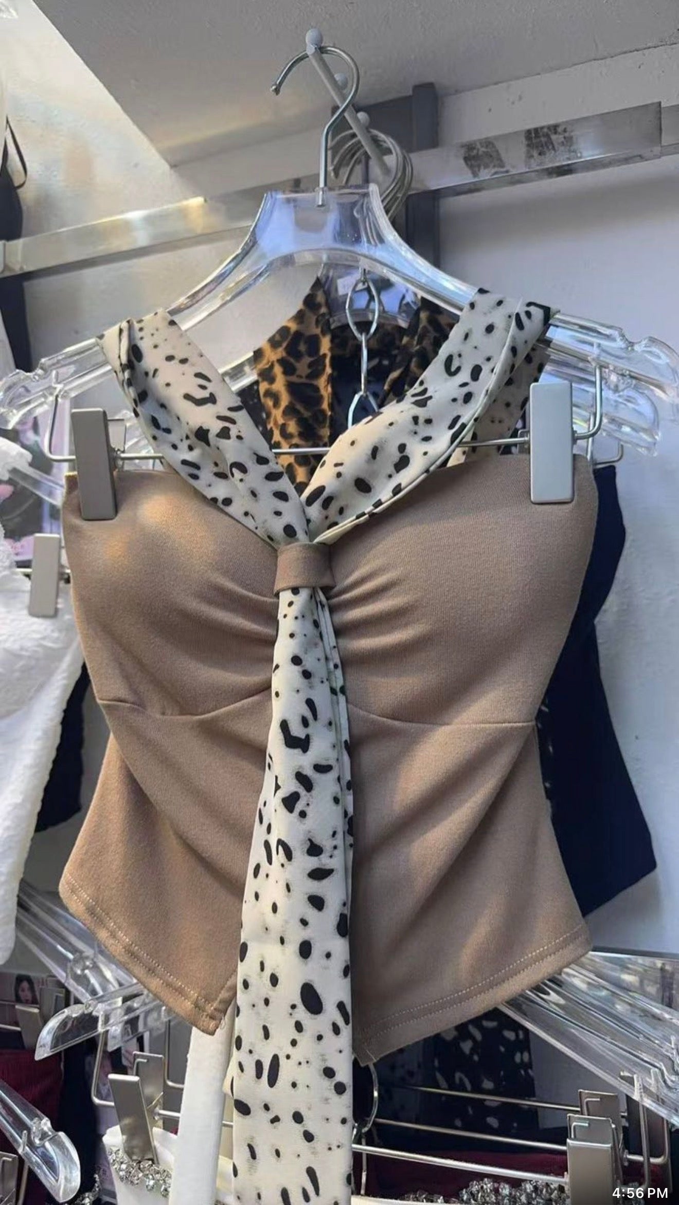 The Sahara Scarf-Tie Corset Top
