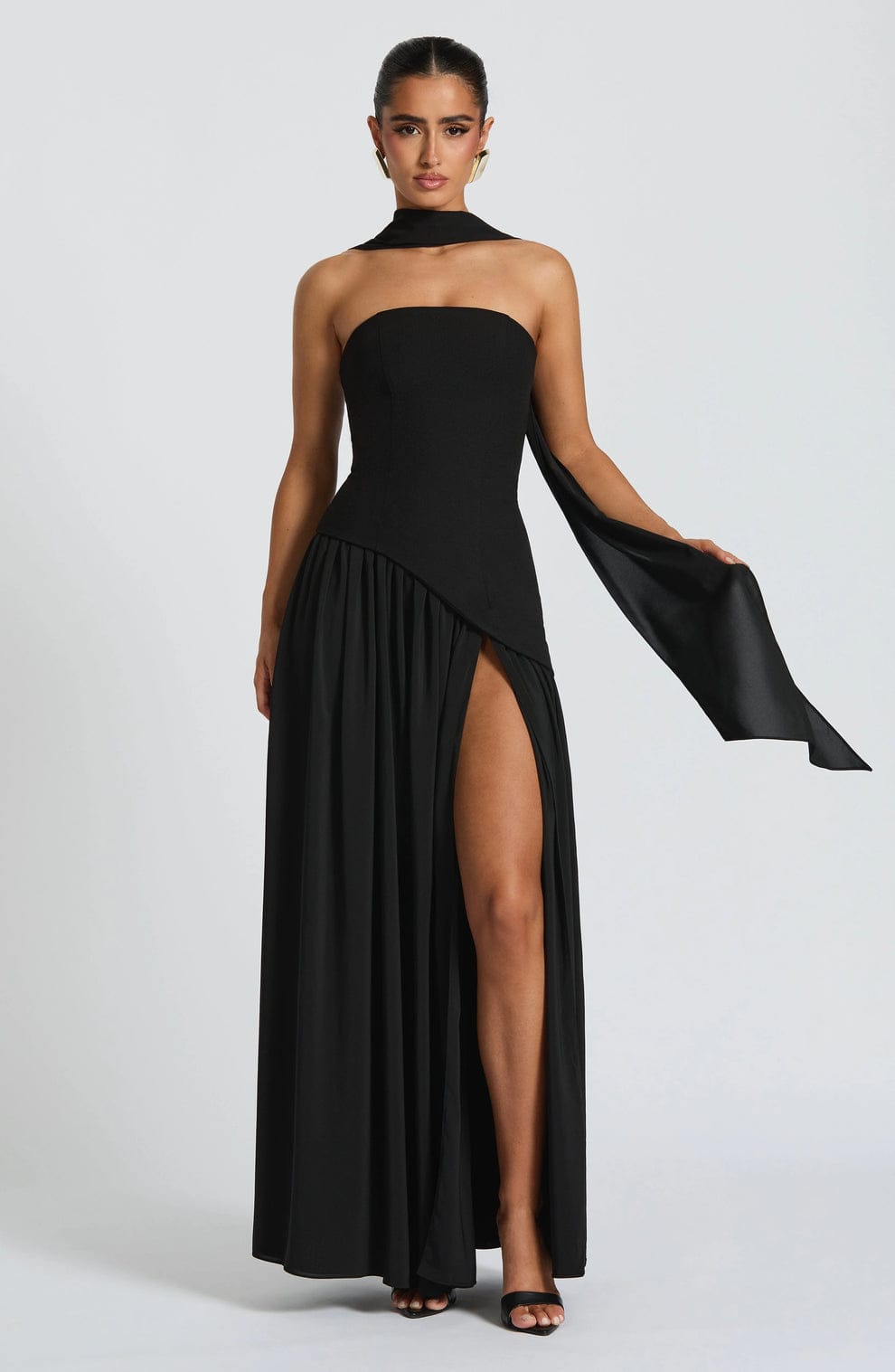 Veloura Drape Statement Gown