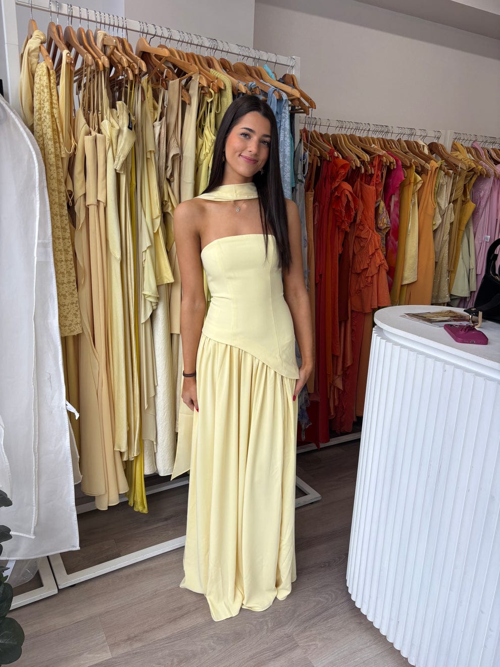 Veloura Drape Statement Gown