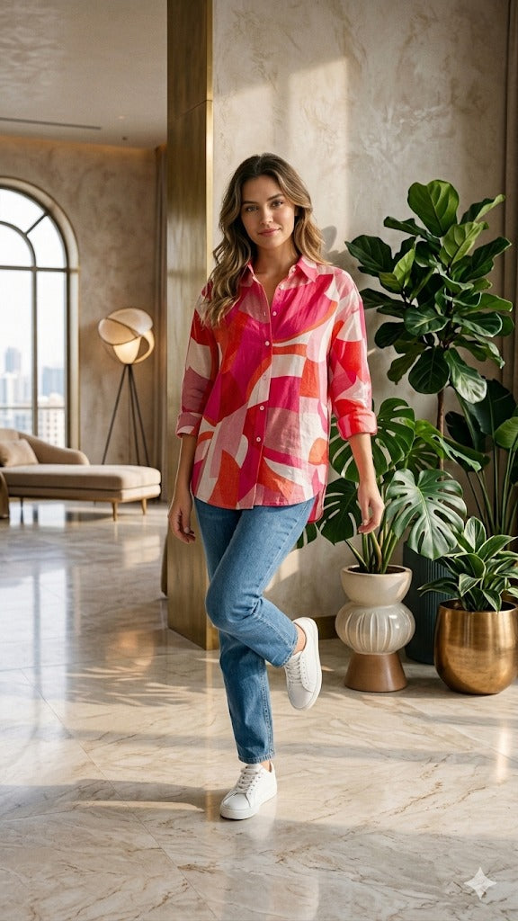 Printed Casual Shirt with Inner