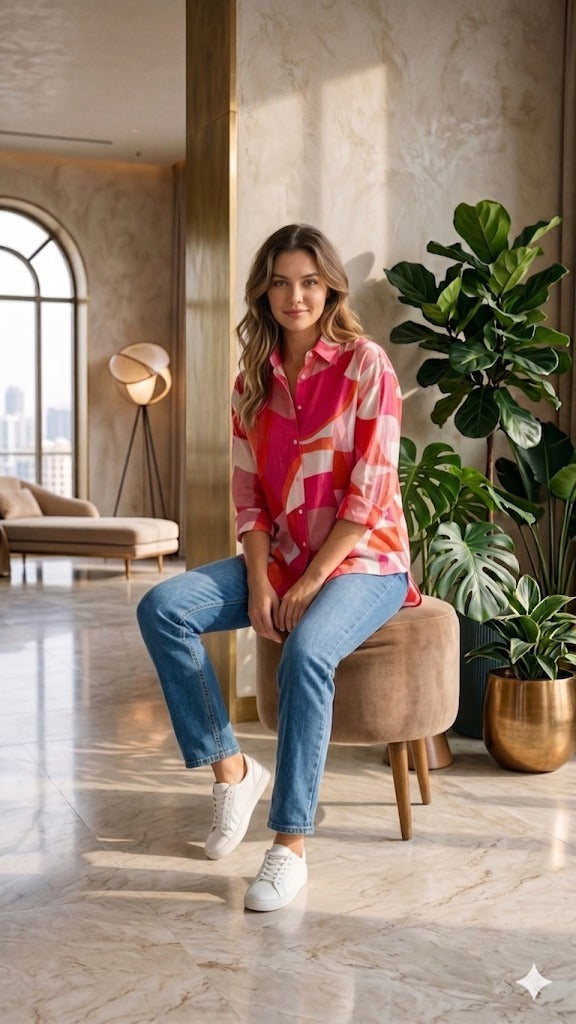 Printed Casual Shirt with Inner