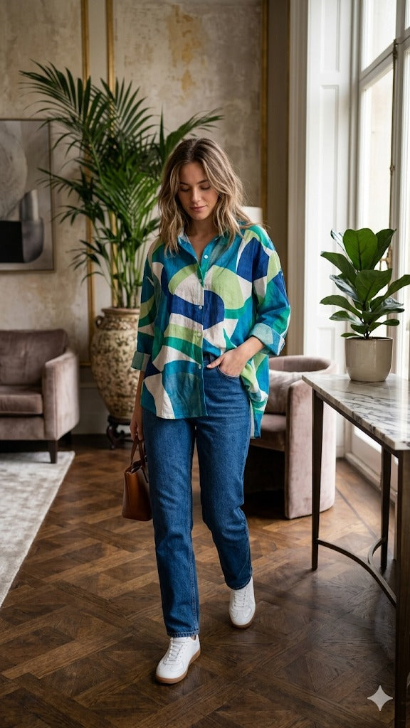 Printed Casual Shirt with Inner