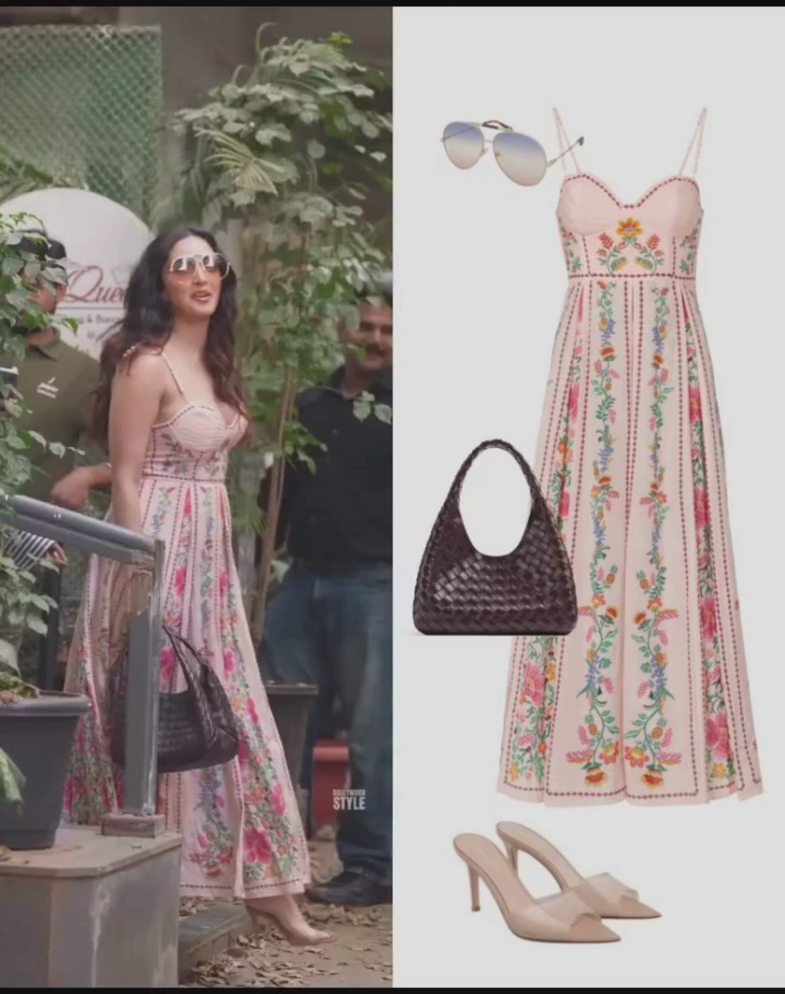 Floral Corset Maxi Dress